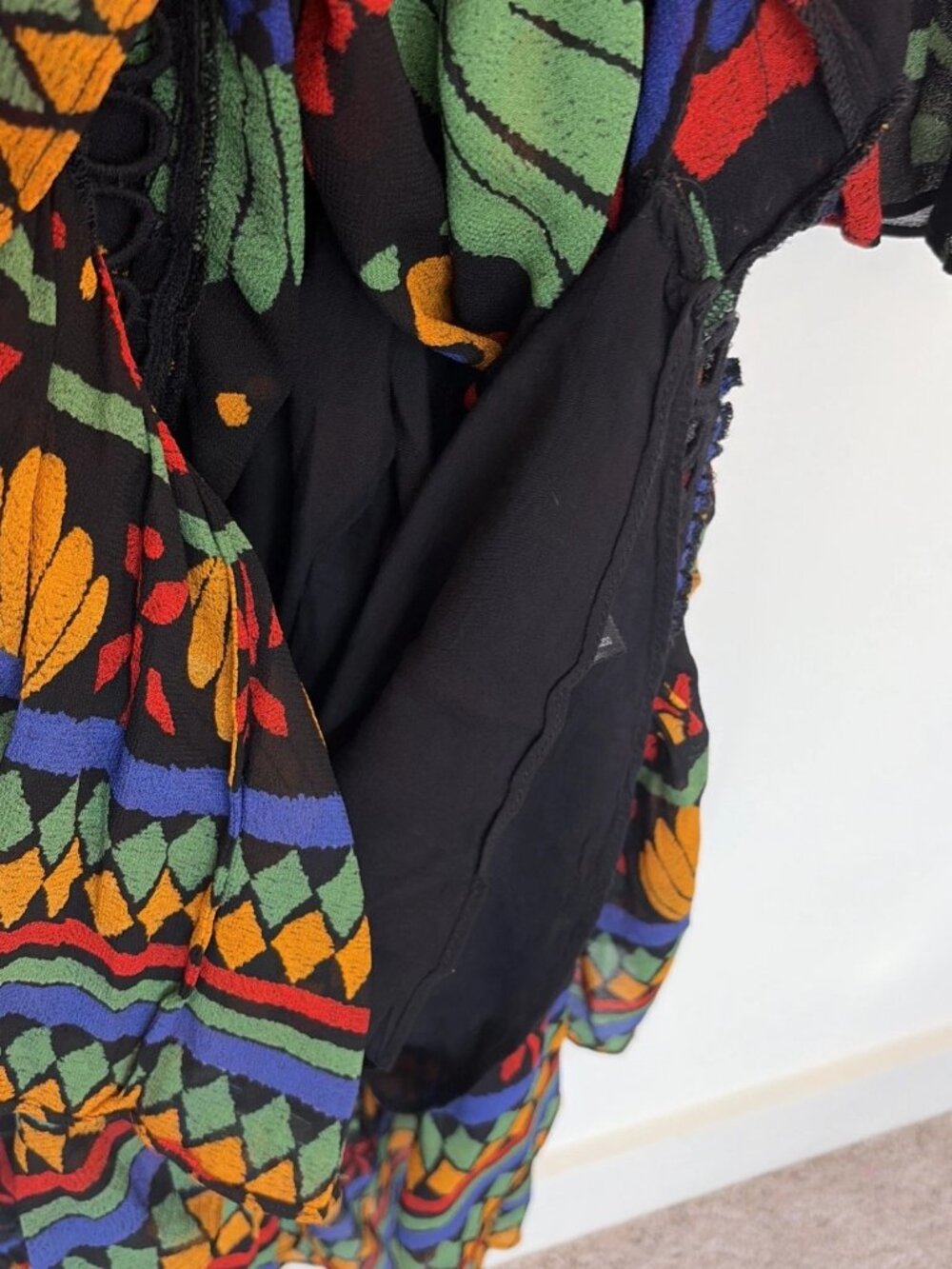 Farm Rio Anthropologie Georgette Maxi Dress Sz M Tropical Toucan Boho Lined - Picture 12 of 16
